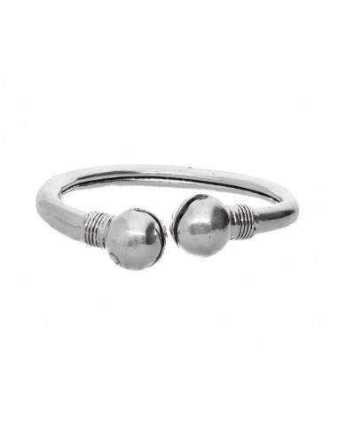Silver Plated Rattlesnake Bracelet -B38-