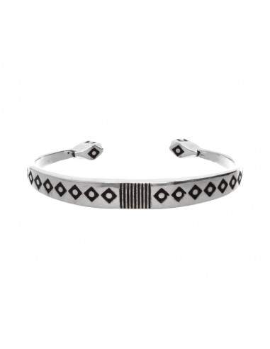 Pulseira de banho de prata -B34-