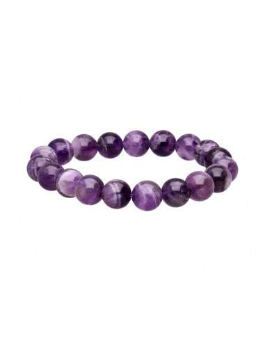 Pulsera  de Amatista Chevron 10mm