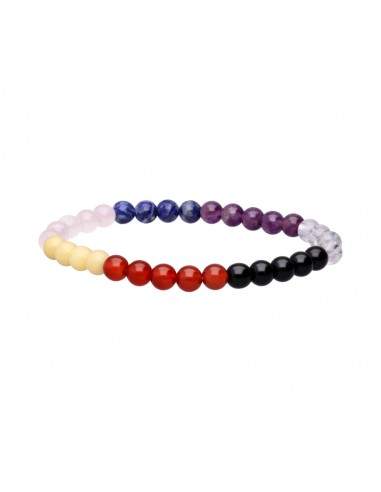 Chakra Bracelet with Onyx 6mm