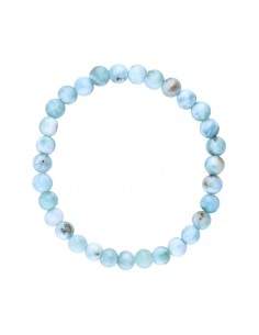 Pulsera de Larimar  6mm 2
