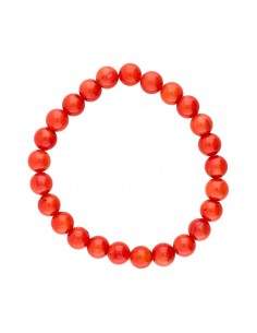 Bracelet de corail teinté 8mm 2