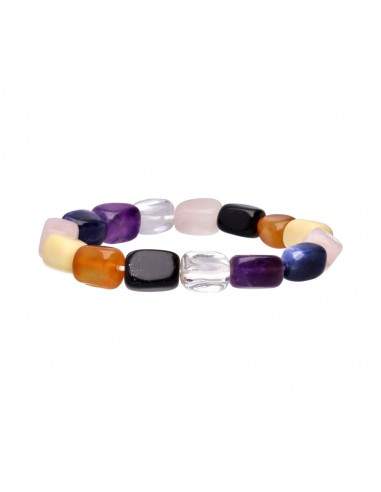 Bracelete Chakras Rodado 13x9mm