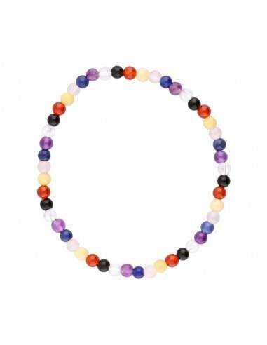 Bracelet Chakra Mix 4mm -2-
