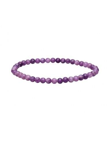 Pulseira lepidolite 4mm