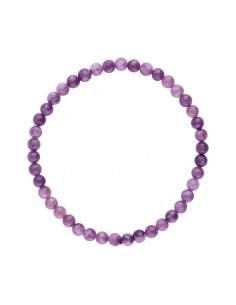 Bracelet de lépidolite 4mm 2