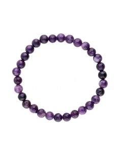 Pulseira lepidolite 6mm 2