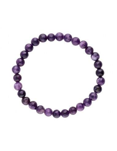 Pulsera  de Lepidolita  6mm