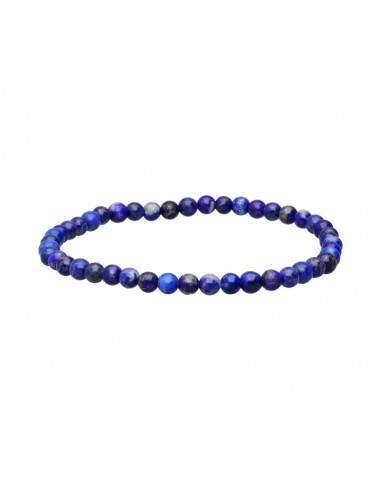 Pulseira de lápis-lazúli 4mm