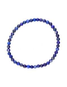 Pulseira de lápis-lazúli 4mm 2