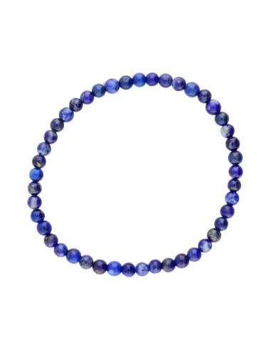 Bracelet en lapis-lazuli 4mm