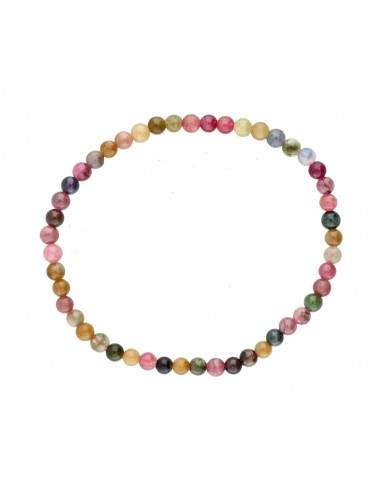 Pulsera de Turmalina Multicolor 4mm