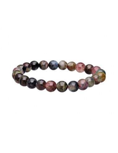 Bracelet de tourmaline multicolore 8mm