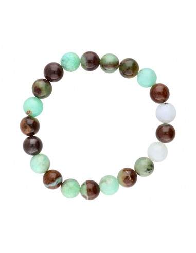 Bracelet en chrysoprase de 10 mm