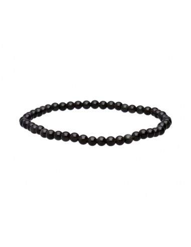 Pulseira Obsidiana arco-íris 4mm