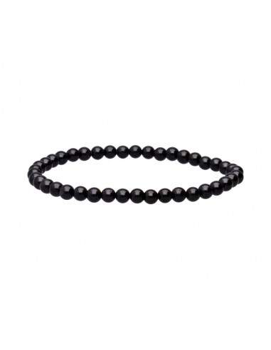 Pulseira de turmalina preta 4mm