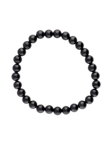 Pulseira de turmalina preta 6mm
