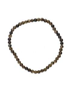 Bracelet d'obsidienne dorée... 2