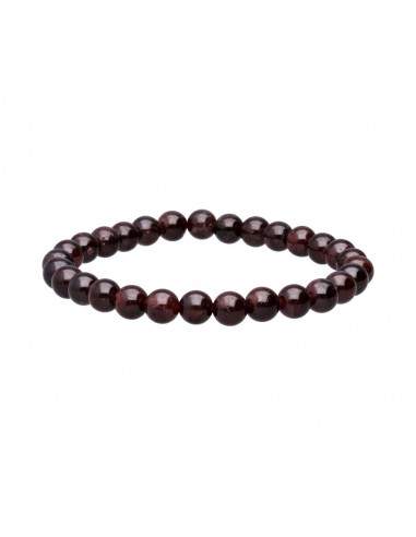Bracelet en grenat 6mm