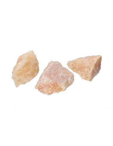 Calcite jaune brute moyenne