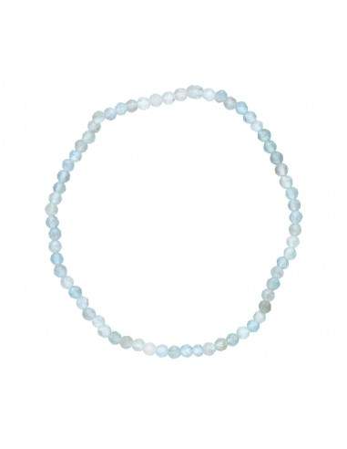 Bracelet à facettes en apatite claire...