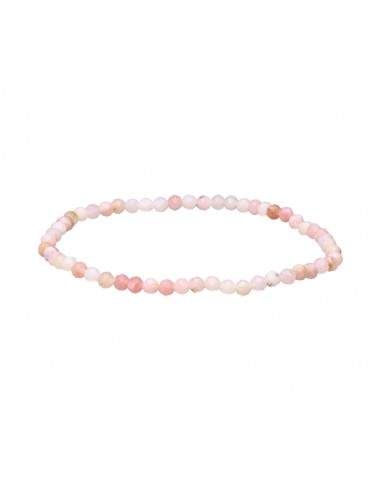 3mm Pink Opal Faceted Bracelet