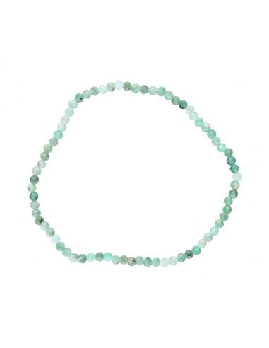 Emerald Faceted Bracelet 3mm