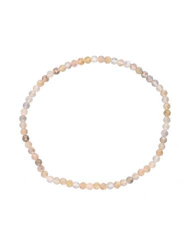 Pulsera Facetada de Adularia 3mm