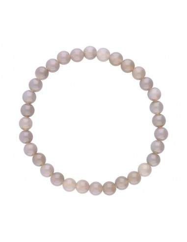 Grey Agate Bracelet 6mm