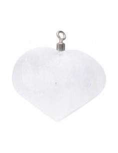 Selenite Heart Pendant