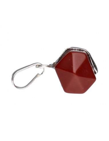 Colgante de Jaspe Rojo Biterminado...