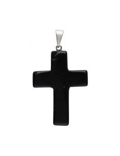 Pingente transversal obsidiano