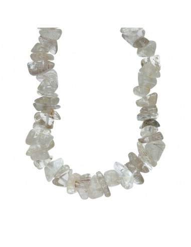 Collier de quartz rutilé en forme de...