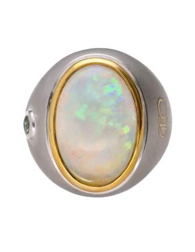 Anel Opal em Sterling Silver 925 e...