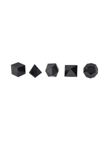 Jeu des formes platoniques Shungit