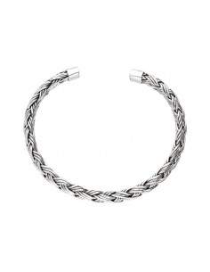 Bracelet tressé en argent... 2