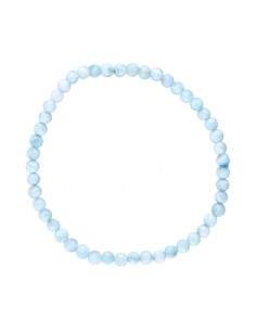 Larimar bracelet 4mm 2
