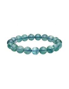 Pulseira fluorita azul 10mm