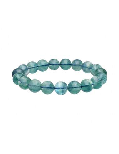 Pulseira fluorita azul 10mm