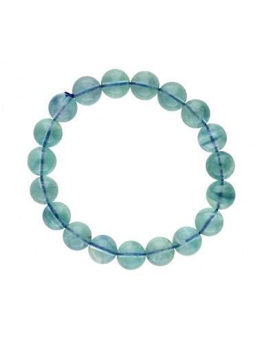 Bracelet de Fluorite bleue 10mm