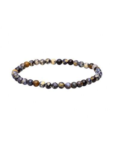 Bracelet de Jaspe Océan Bleu 4mm