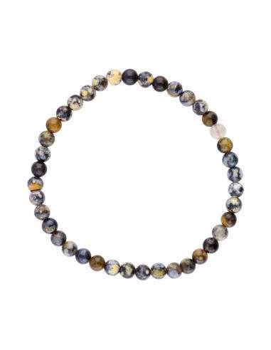 Bracelet de Jaspe Océan Bleu 4mm