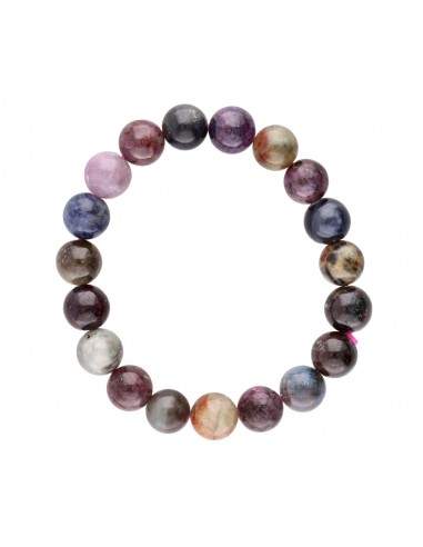 Bracelet saphir multicolore 10mm