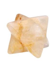 Hematoid Quartz Merkaba 2