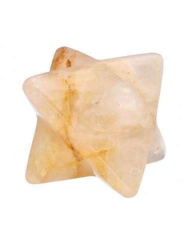 Hematoid Quartz Merkaba