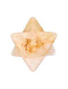 Quartz hématoïde Merkaba