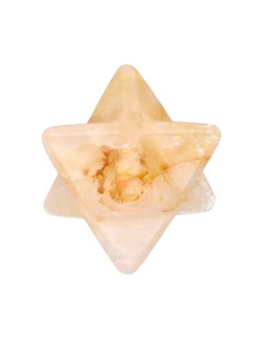 Quartz hématoïde Merkaba