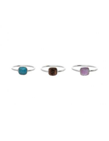 925 Sterling Silver Ring with Random...