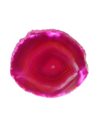 Assiette moyenne en agate teintée...