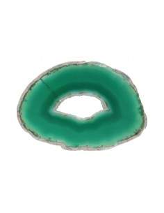 Plaque d'agate verte...